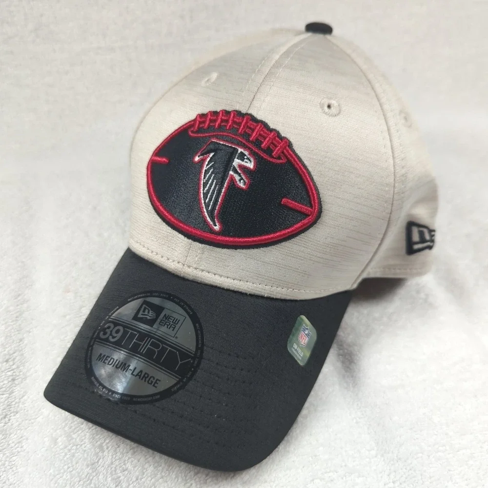 Atlanta Falcons New Era 39THIRTY Sideline Hat Adult M/L Flex Fit Throwback Logo
